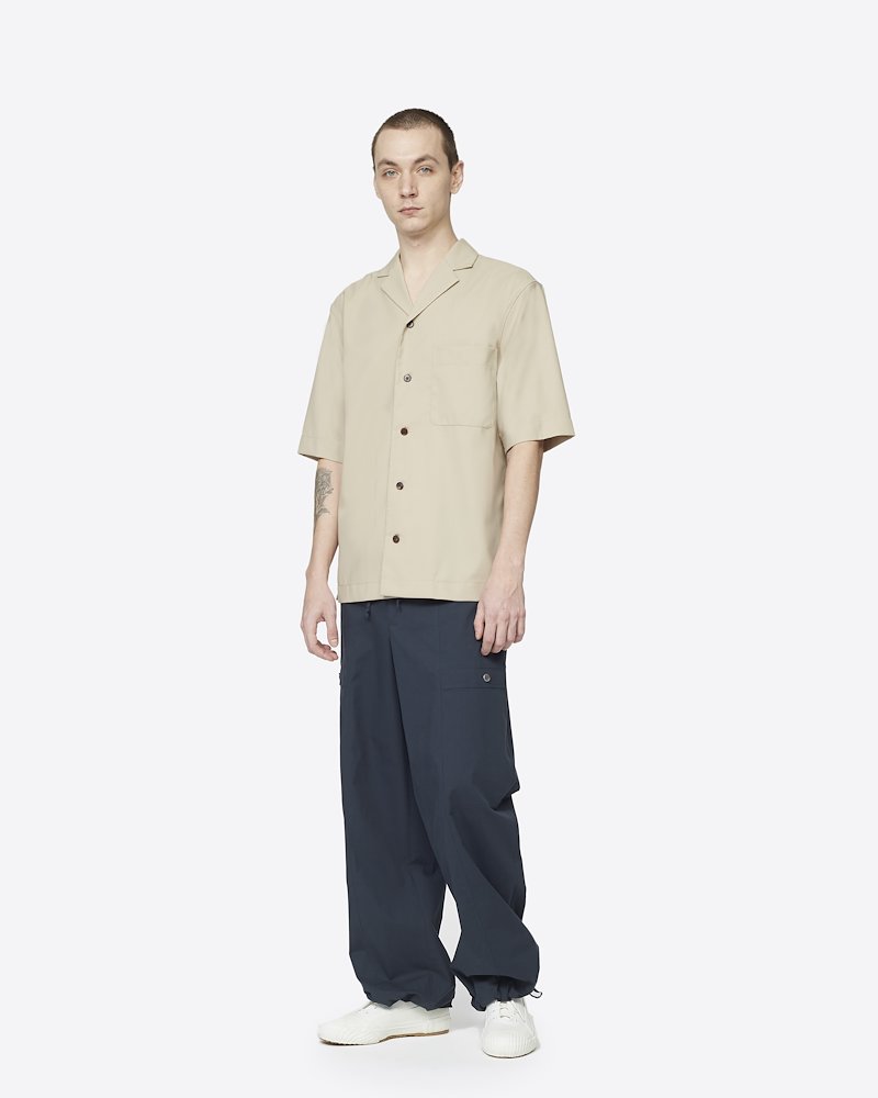 notch lapel shirt