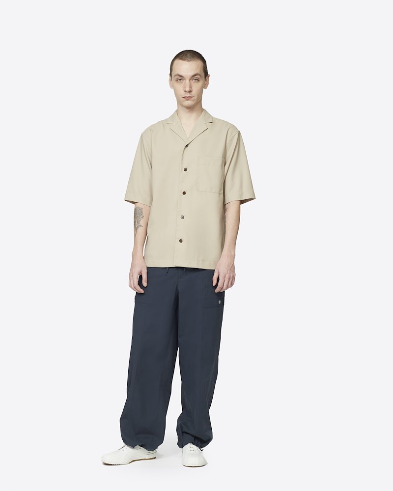 notch lapel shirt
