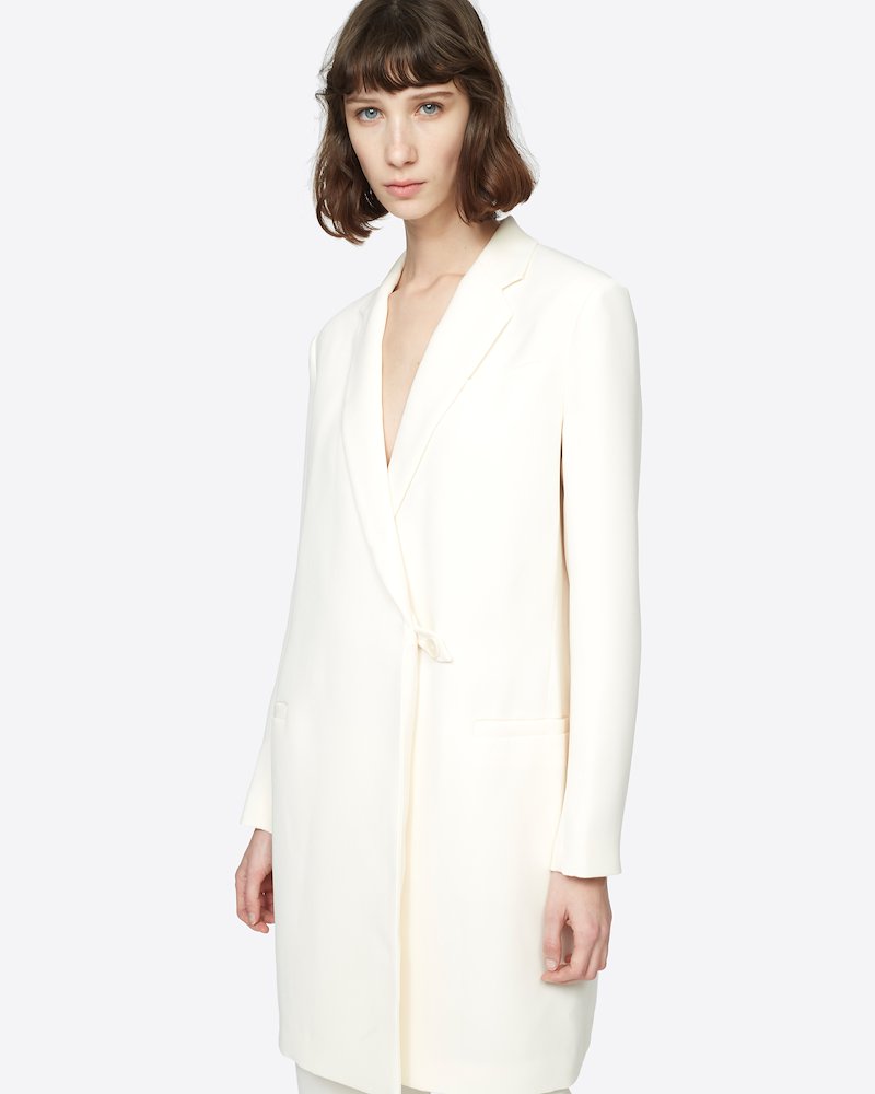 Overlay Coat-brown #1 Overlay Coat, OFFWHITE Synthetic->Triacetate Overlay Coat from 3.1 Phillip Lim.- 3