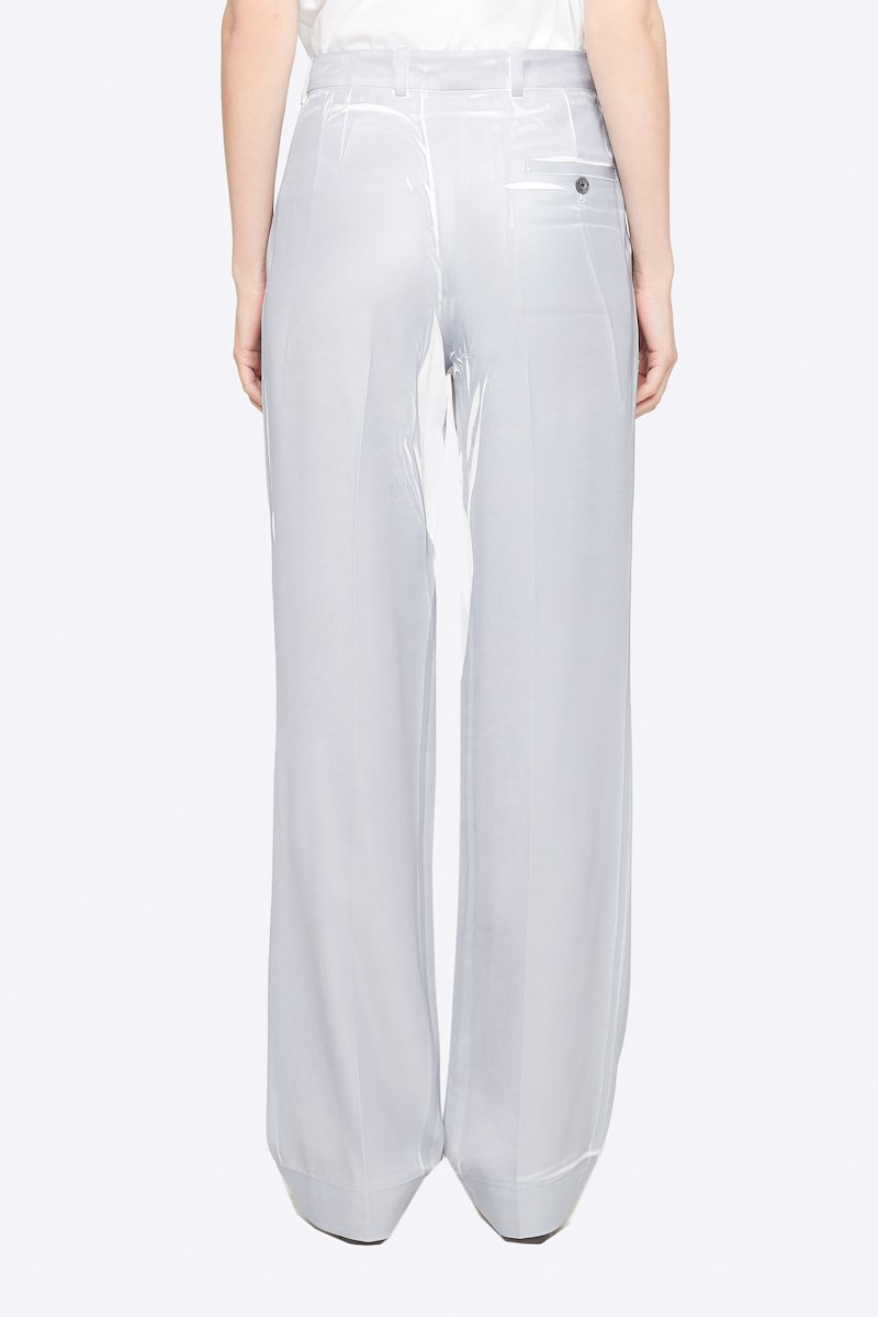 Overprinted Relaxed Fit Trouser-blue #0 Overprinted Relaxed Fit Trouser, Elegance never goes out of style. Cut with a straight leg, these light grey and white tailored trousers from 3.1 Phillip Lim are the perfect choice for a sophisticated look. Make them yours - before someone else does. Featuring a high waist, belt loops, a concealed front fastening, side slit pockets, back buttoned welt pocket, a straight leg and a long length. POSITIVELY CONSCIOUS: This product is made with a certified eco-material or a recycled material that is better for the planet, so you can be confident you are choosing positively.- 2