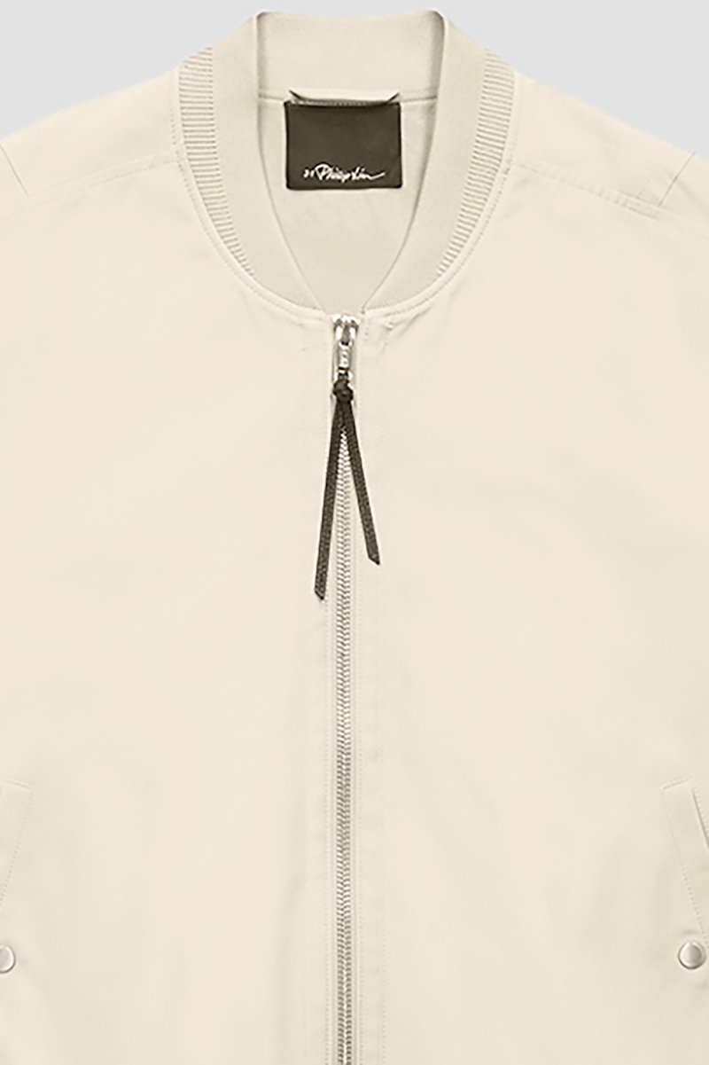 Oversized Bomber Jacket-neutrals #1 Oversized Bomber Jacket, KHAKI Synthetic->Nylon Oversized Bomber Jacket from 3.1 Phillip Lim. - 7