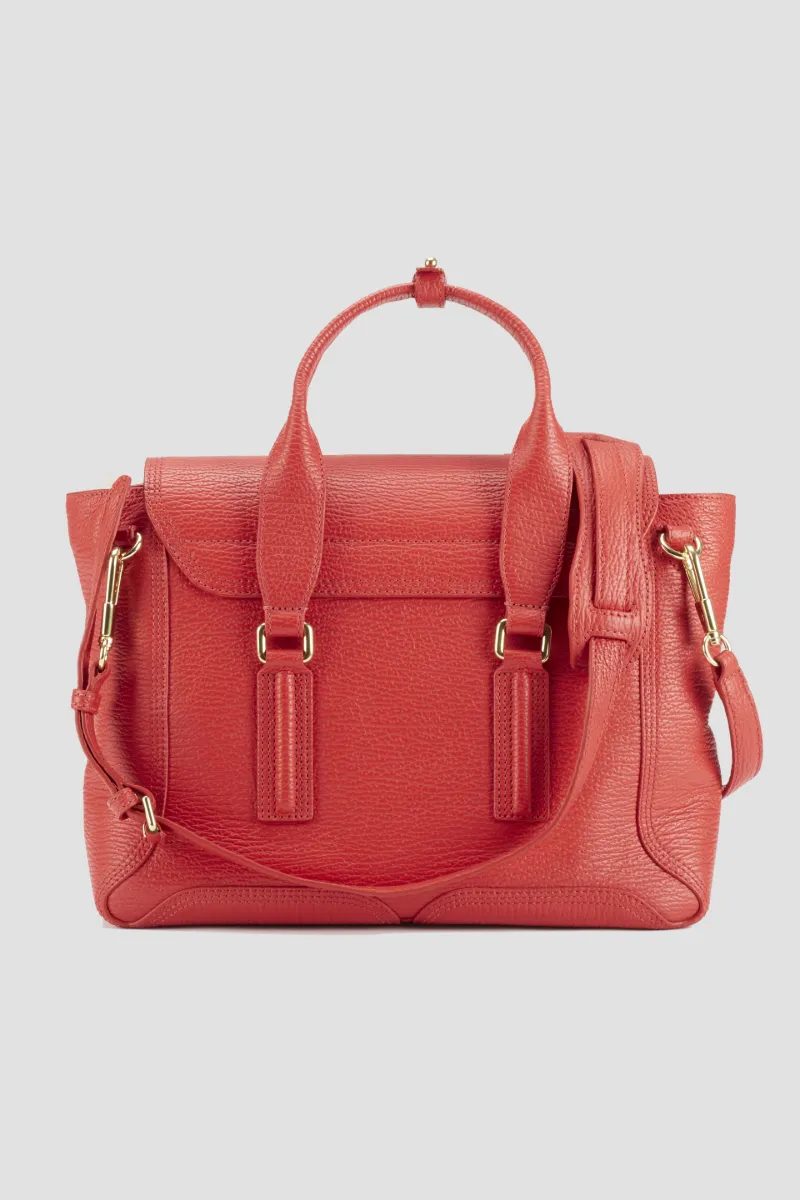 red satchel