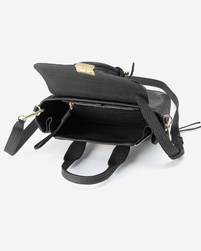 Pashli Mini Satchel-black #0 Pashli Mini Satchel, BLACK Furs & Skins->Bovine Leather (top grain) Pashli Mini Satchel from 3.1 Phillip Lim. - 2