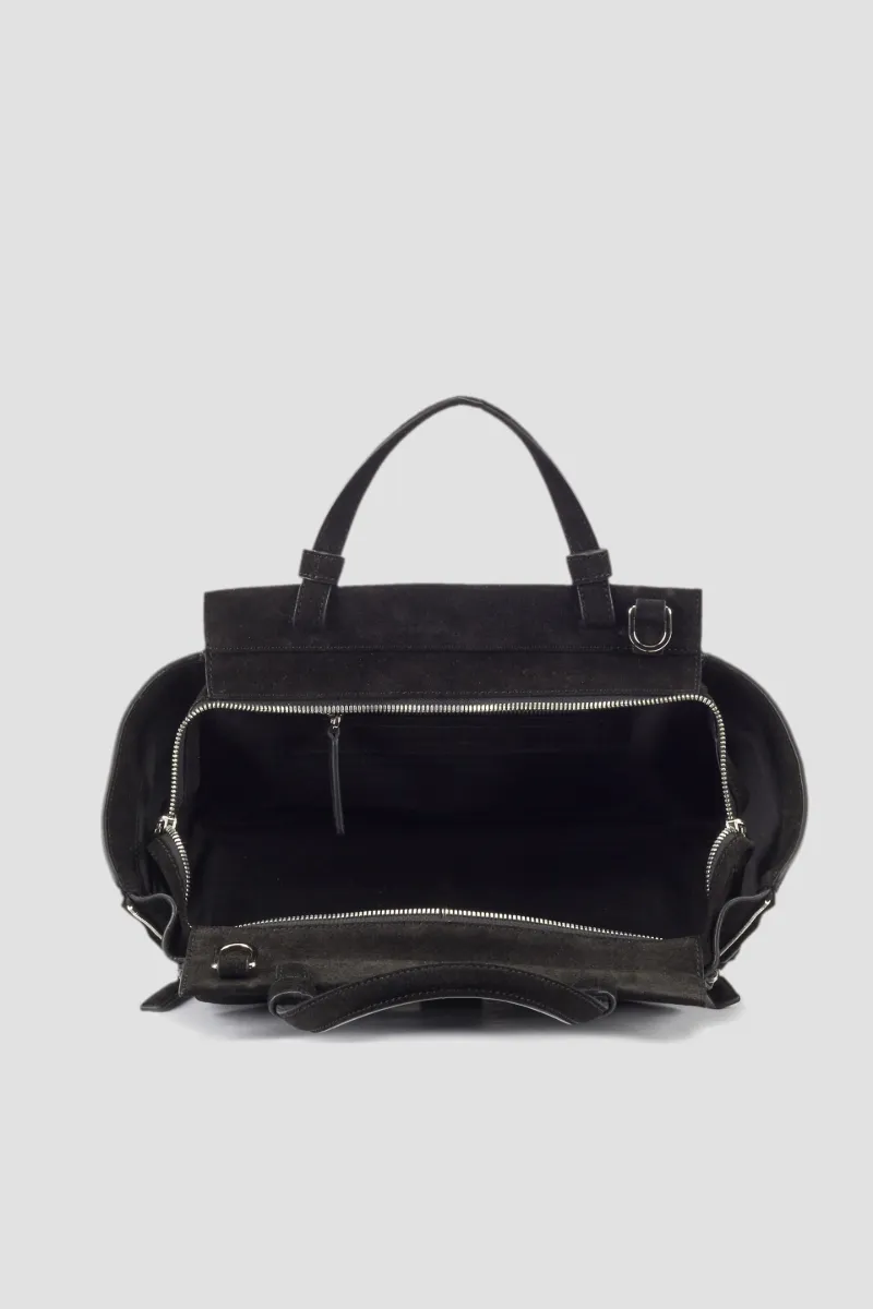 black mini satchel