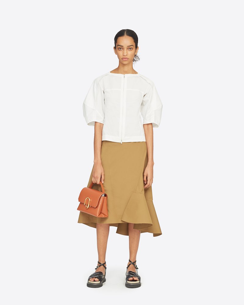 net puff sleeve top