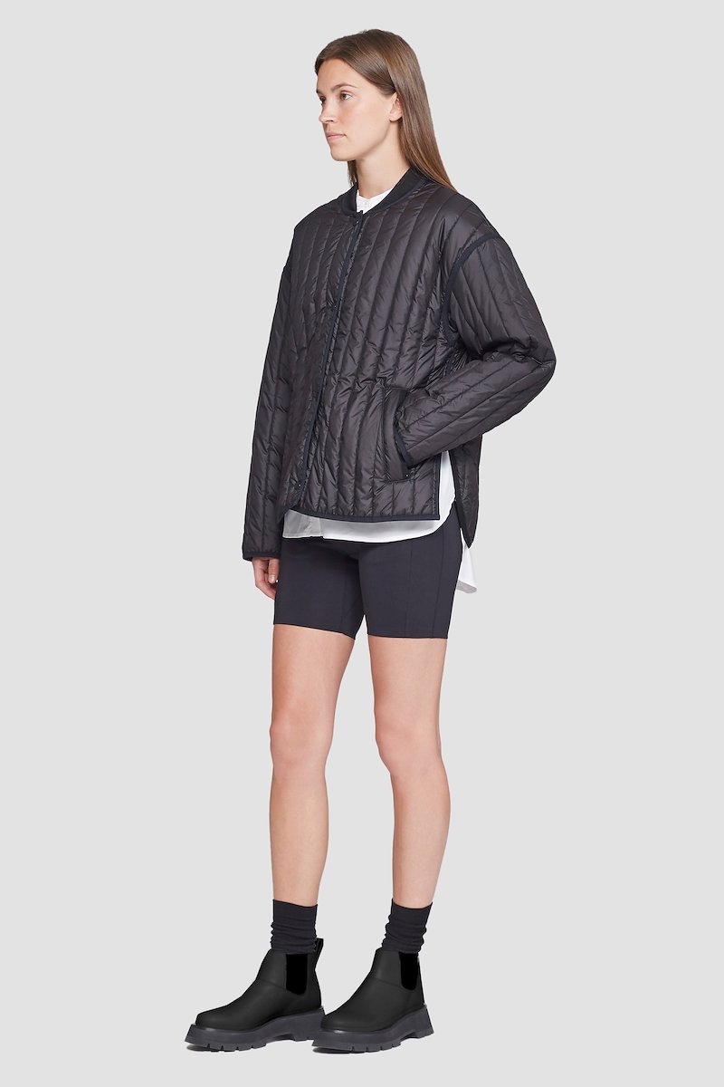 Quilted Liner Jacket-black #0 Quilted Liner Jacket, null- 2