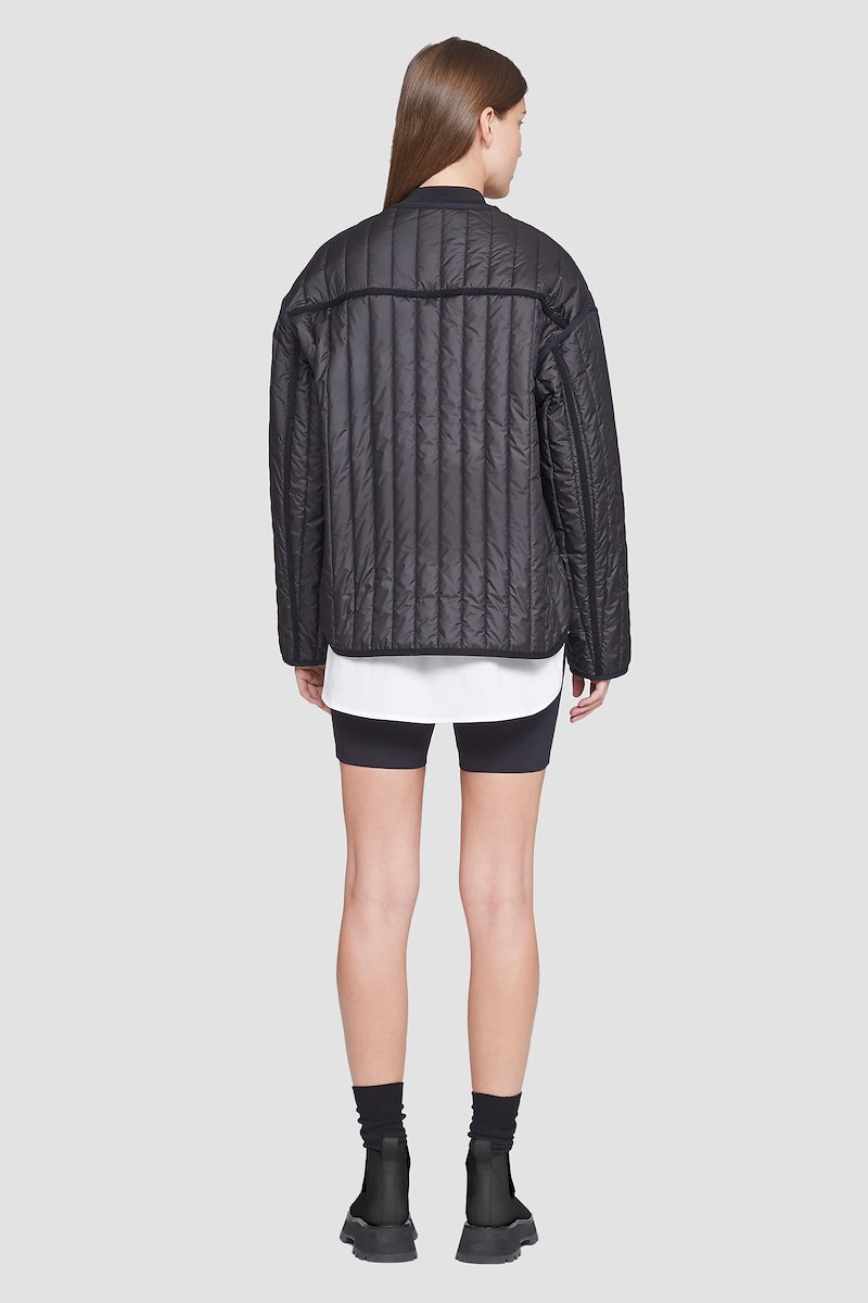 Quilted Liner Jacket-black #0 Quilted Liner Jacket, null- 4