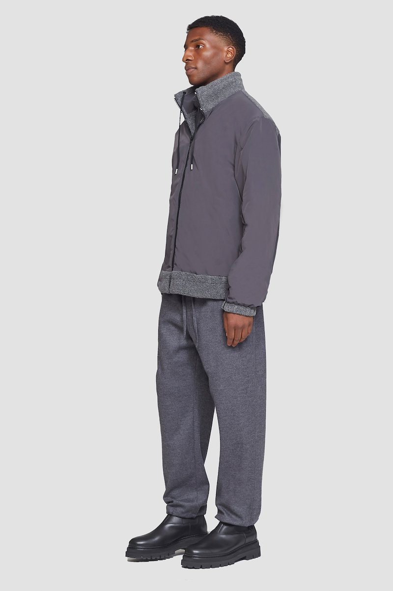 Reversible Fleece Jacket-grey #1 Reversible Fleece Jacket, null- 5
