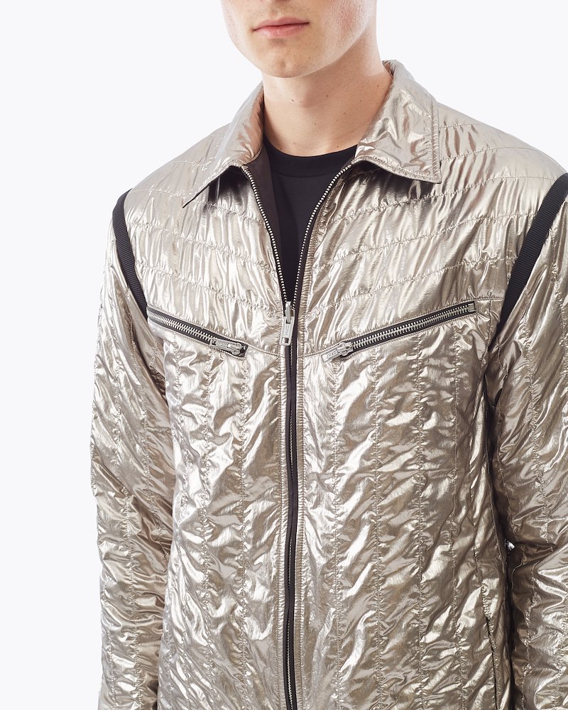 Reversible Foil Jacket in silver 3.1 Phillip Lim Official Site
