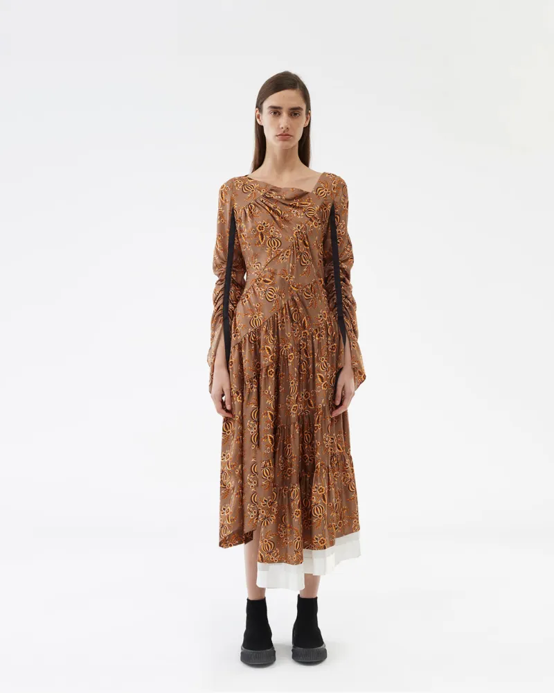 layered floral dress