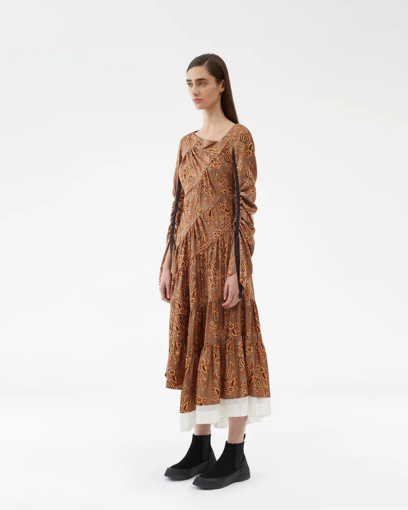 layered floral dress