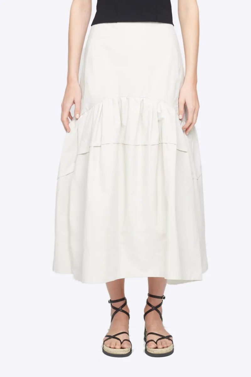 white midi skirt 60