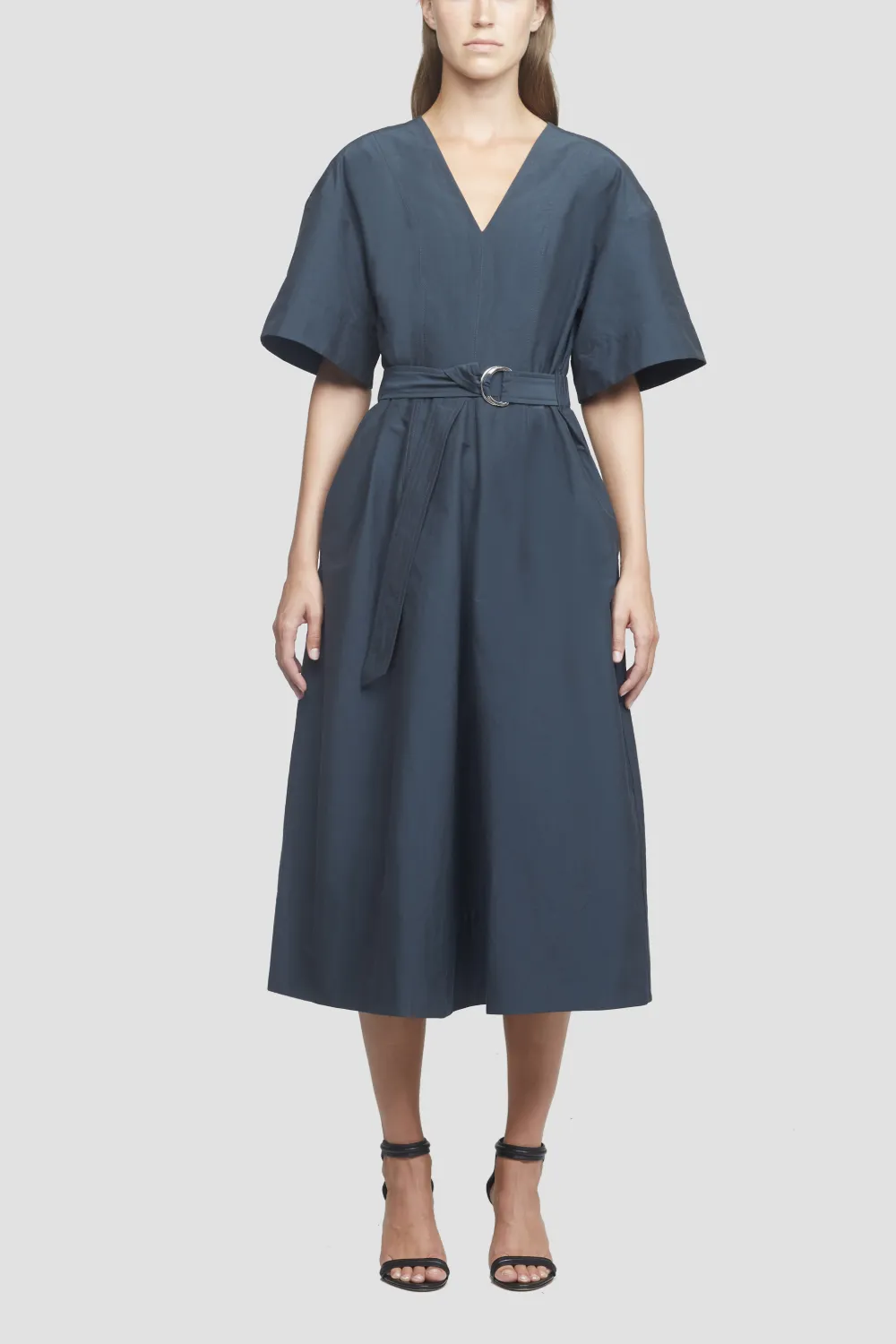 Belted short sleeve dress Clearance