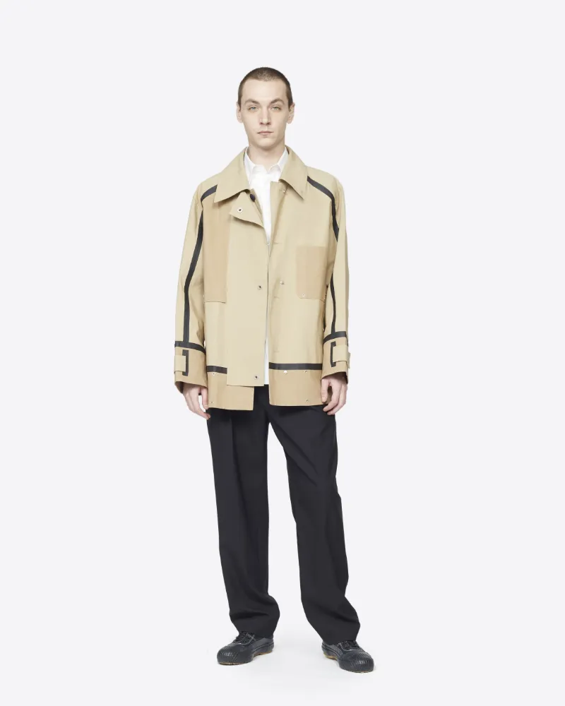 short trench jacket