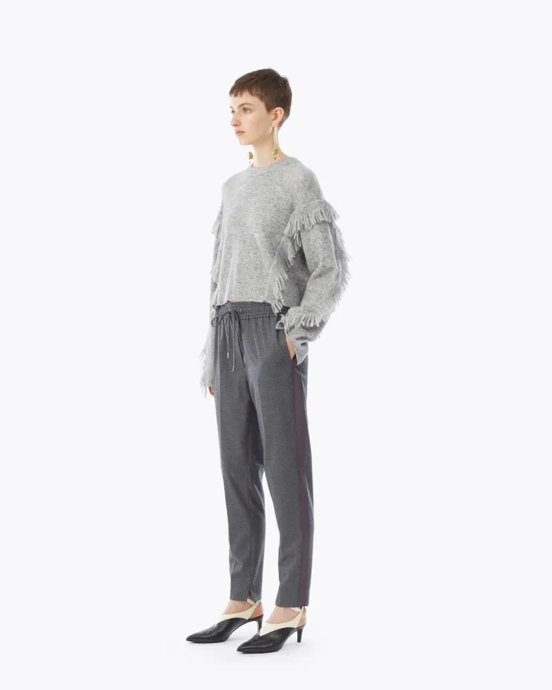 side stripe track pants