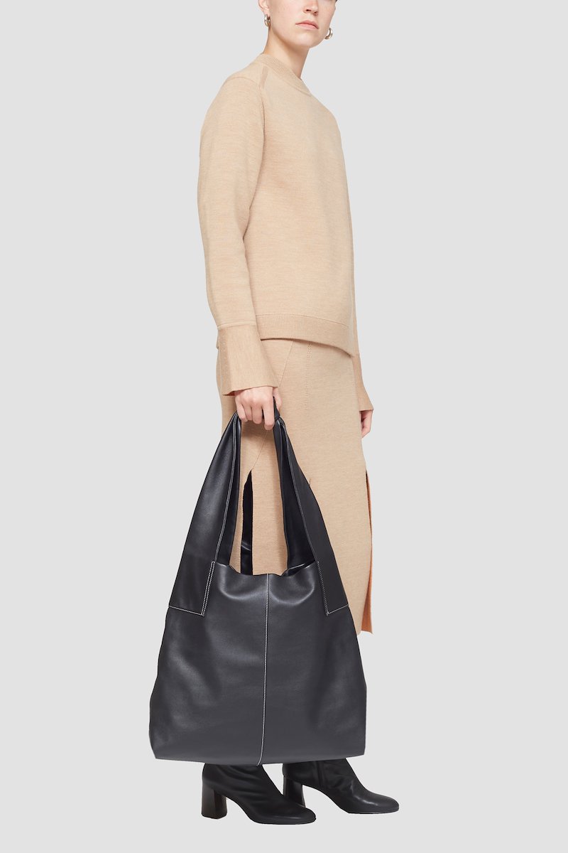 Simple Messenger Bag-black #1 Simple Messenger Bag, null- 5