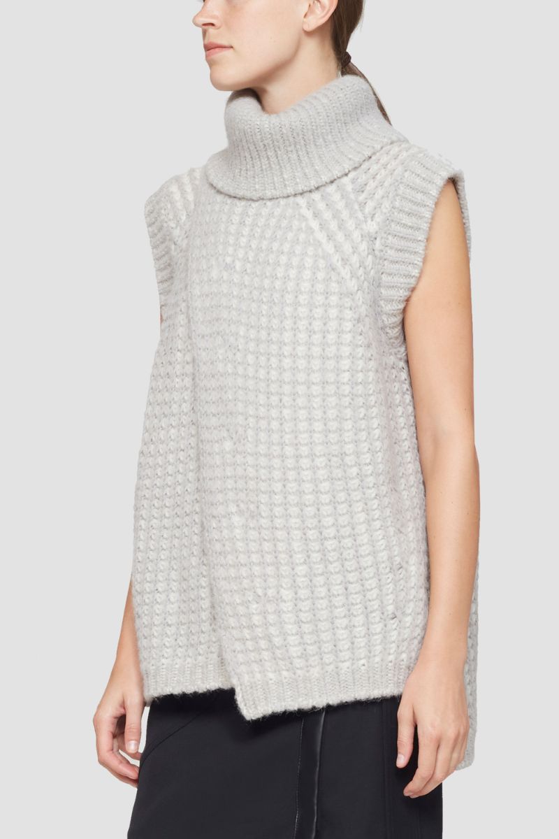 turtle neck sleeveless sweaters