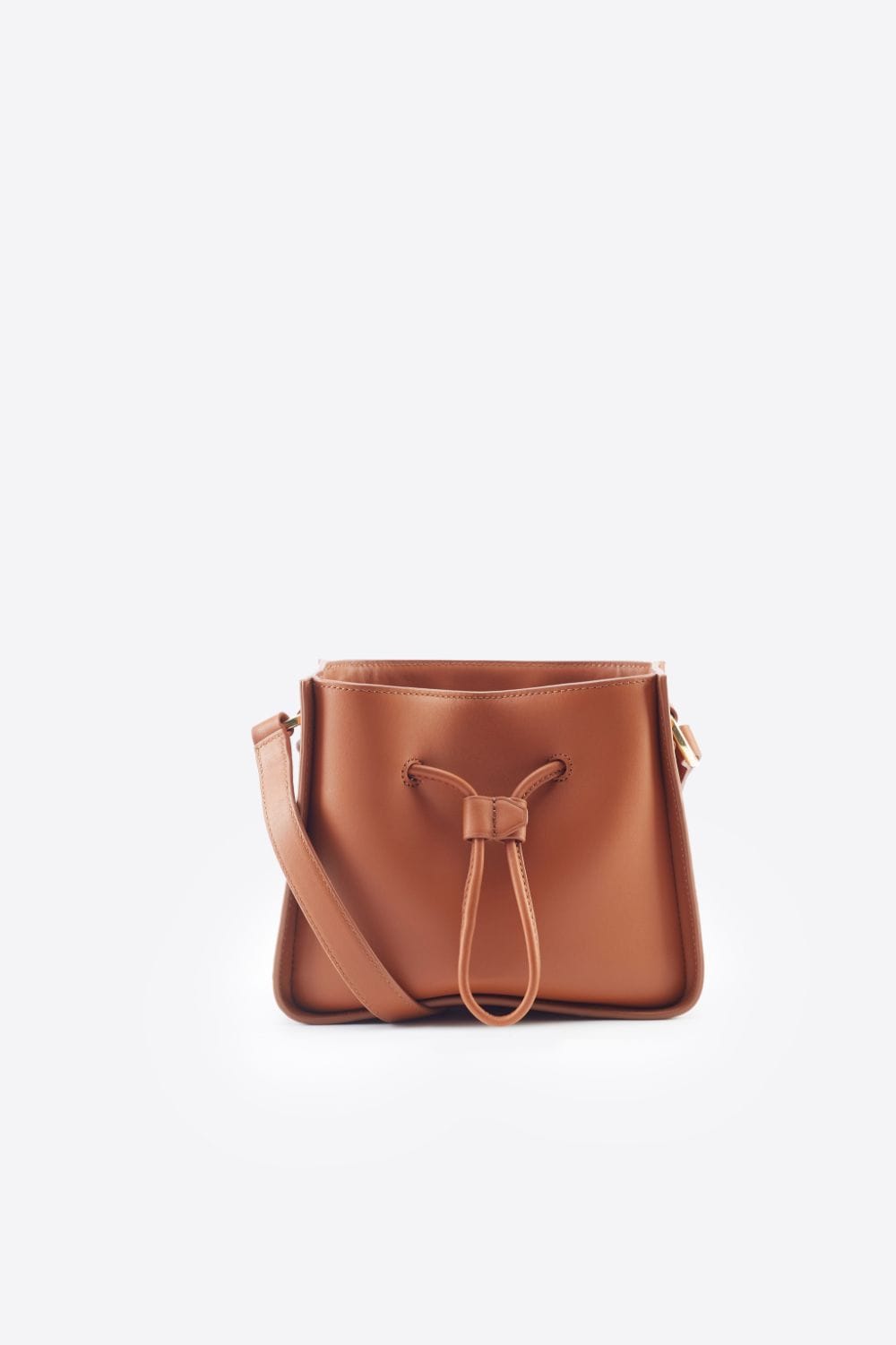 mini bucket bag in leather