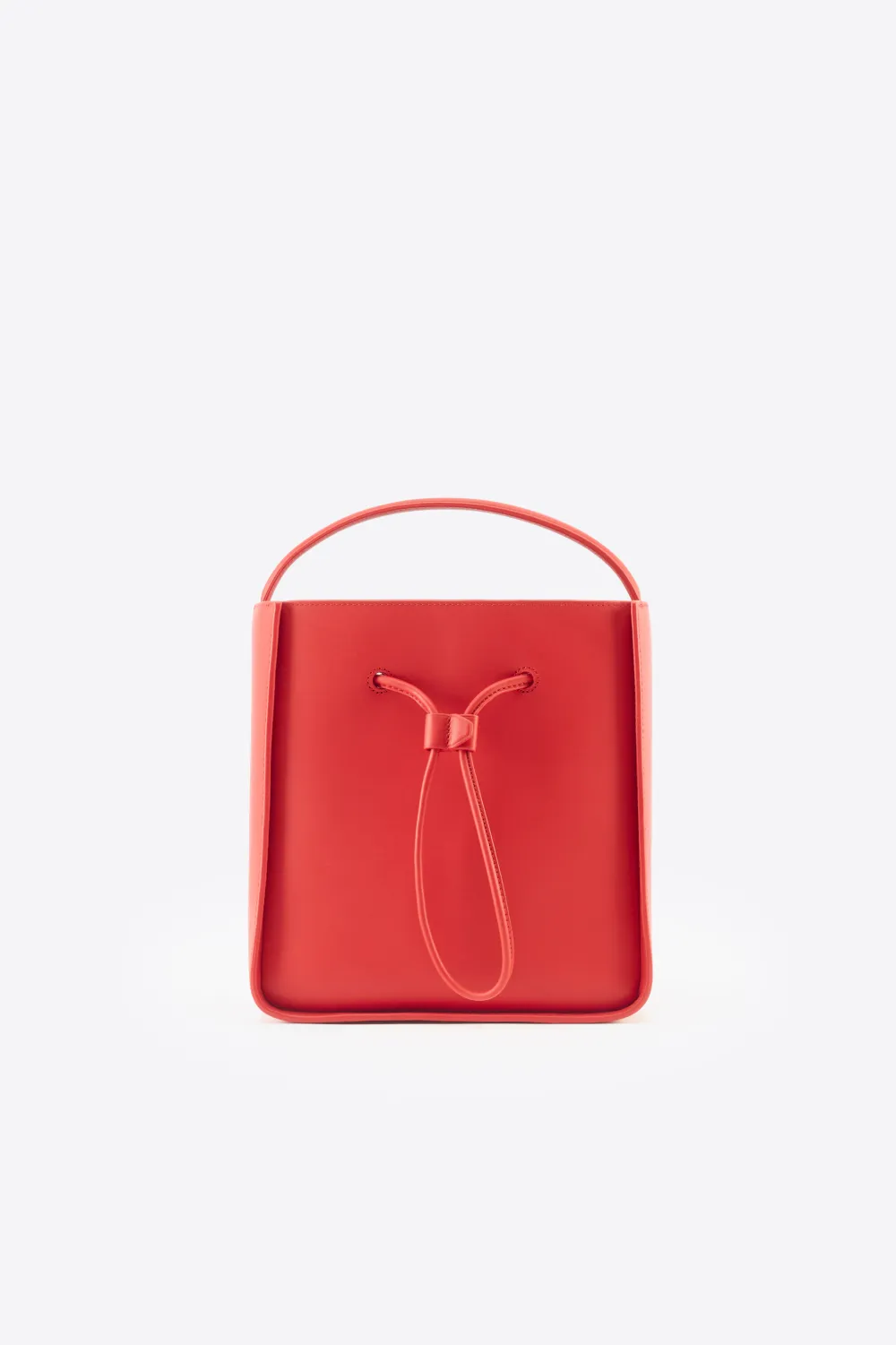 bucket bag red