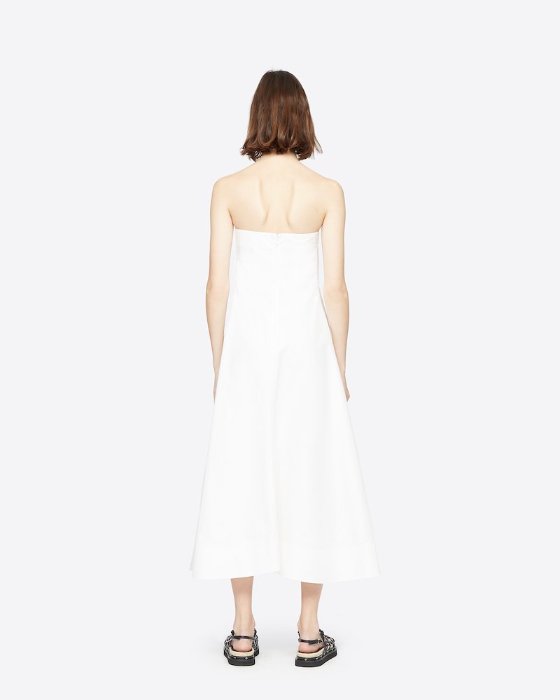 Spaghetti Strap Dress-white #0 Spaghetti Strap Dress, - 2