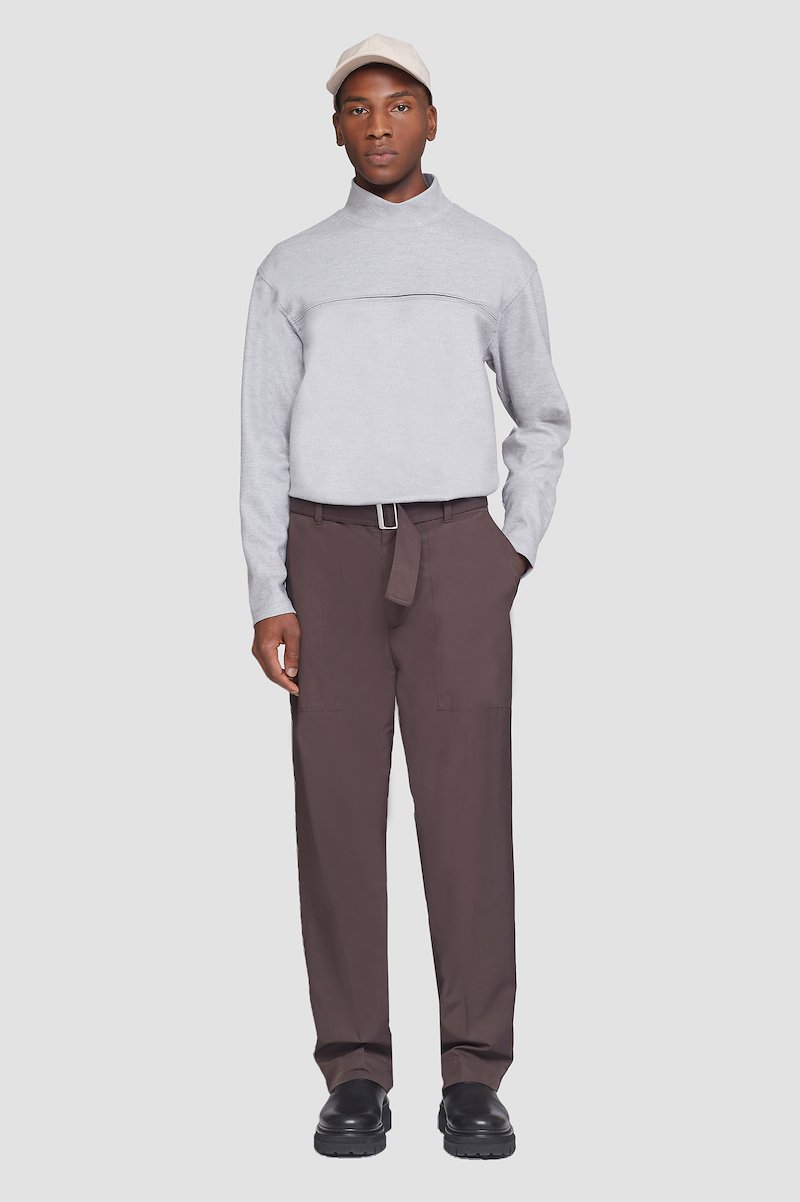 Straight Leg Trouser-brown #1 Straight Leg Trouser, null- 1