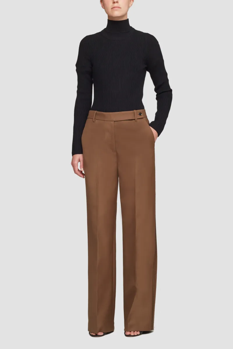 polo plaid wool twill trouser