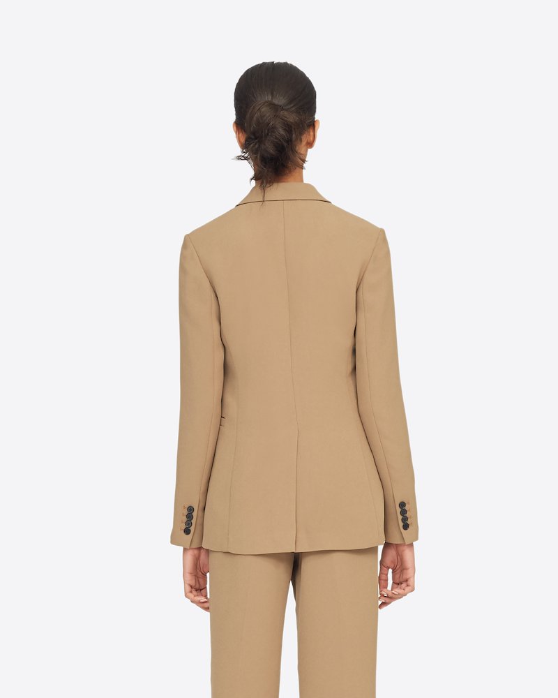 Tailored Blazer-brown #0 Tailored Blazer, CHESTNUT Synthetic->Triacetate Tailored Blazer from 3.1 Phillip Lim.- 2