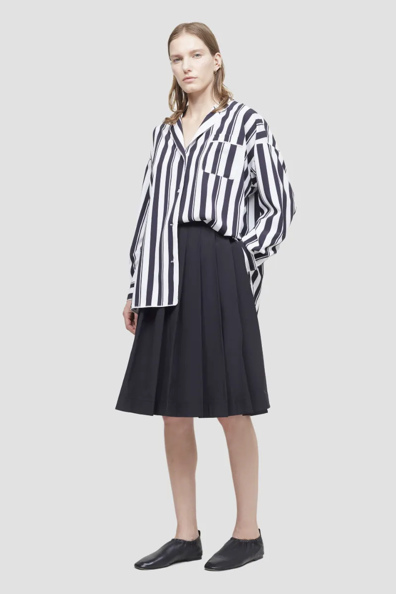 black pleated skirt for sale