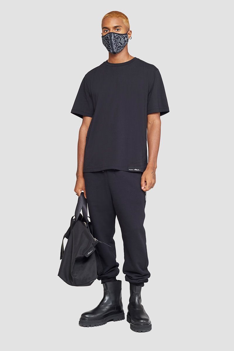 The Deconstructed Duffle Bag-black #0 The Deconstructed Duffle Bag, Black Deconstructed duffle bag from 3.1 PHILLIP LIM featuring leather trim, two top handles, two long top handles and top zip fastening.- 4