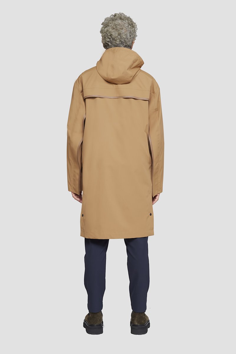 The Essential Parka-neutrals #0 The Essential Parka, Camel brown Essential hooded parka coat from 3.1 PHILLIP LIM featuring water-resistant, wind-resistant, classic hood, concealed front fastening, long sleeves, two side zip-fastening pockets and straight hem.- 2