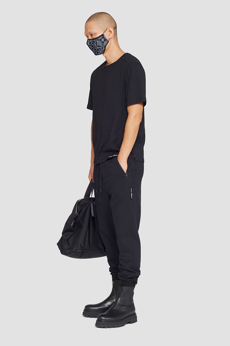 The Everyday Jogger-black #1 The Everyday Jogger, Black cotton Everyday cotton track pants from 3.1 PHILLIP LIM featuring mid-rise, elasticated drawstring waistband, two side zip-fastening pockets, rear patch pocket and ribbed cuffs.- 1