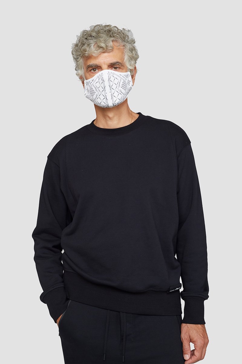 The Protector Mask-white #0 The Protector Mask, WHITE Natural (Veg)->Cotton Live Free The Protector Mask from 3.1 Phillip Lim. - 4