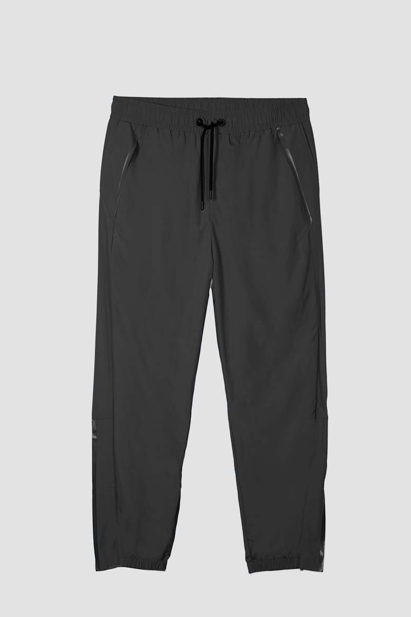 The Track-Less Pants-black #0 The Track-Less Pants, Black Track-Less pants from 3.1 PHILLIP LIM featuring tapered leg, elasticated drawstring waistband, two side slit pockets, rear welt pocket, zip details and elasticated ankles.- 4