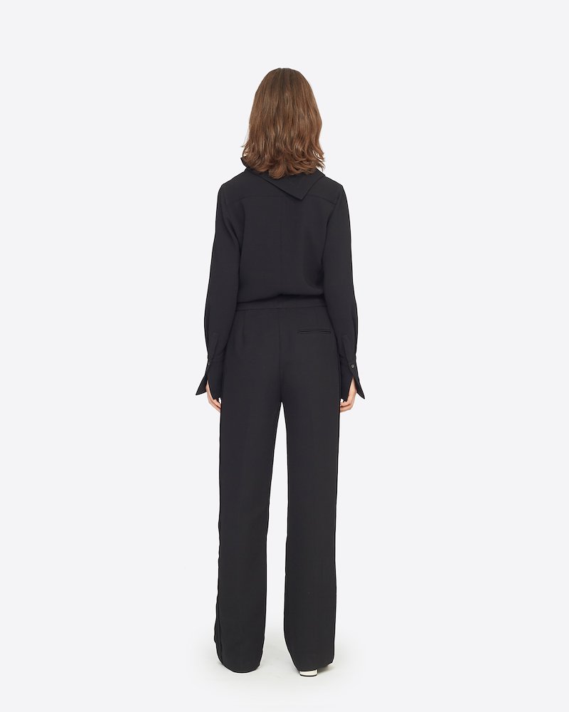 Topstitch Seamline Pant-black #0 Topstitch Seamline Pant, BLACK Synthetic->Triacetate Topstitch Seamline Pant from 3.1 Phillip Lim.- 2