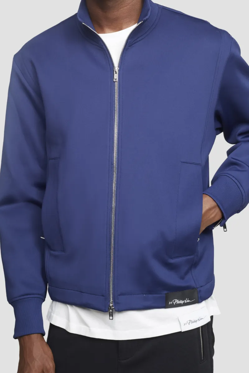 blue track jacket