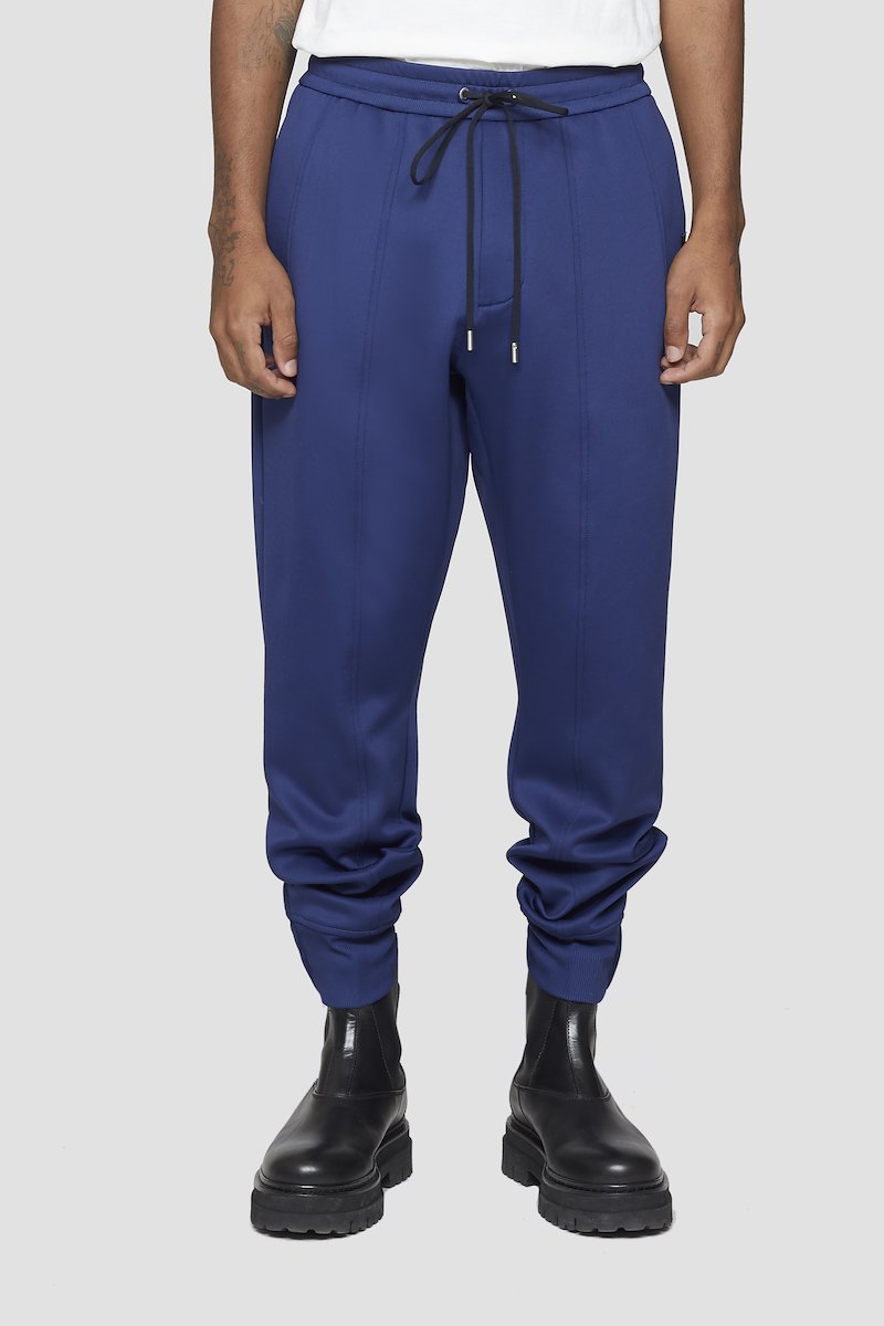 Track Pant-blue #0 Track Pant, Royal blue drawstring-waist track pants from 3.1 PHILLIP LIM featuring high waist, drawstring fastening waist, slip pockets to the sides, straight leg, rear patch pocket and ribbed cuffs.- 0