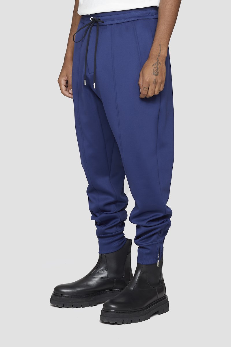 Track Pant-blue #1 Track Pant, Royal blue drawstring-waist track pants from 3.1 PHILLIP LIM featuring high waist, drawstring fastening waist, slip pockets to the sides, straight leg, rear patch pocket and ribbed cuffs.- 1