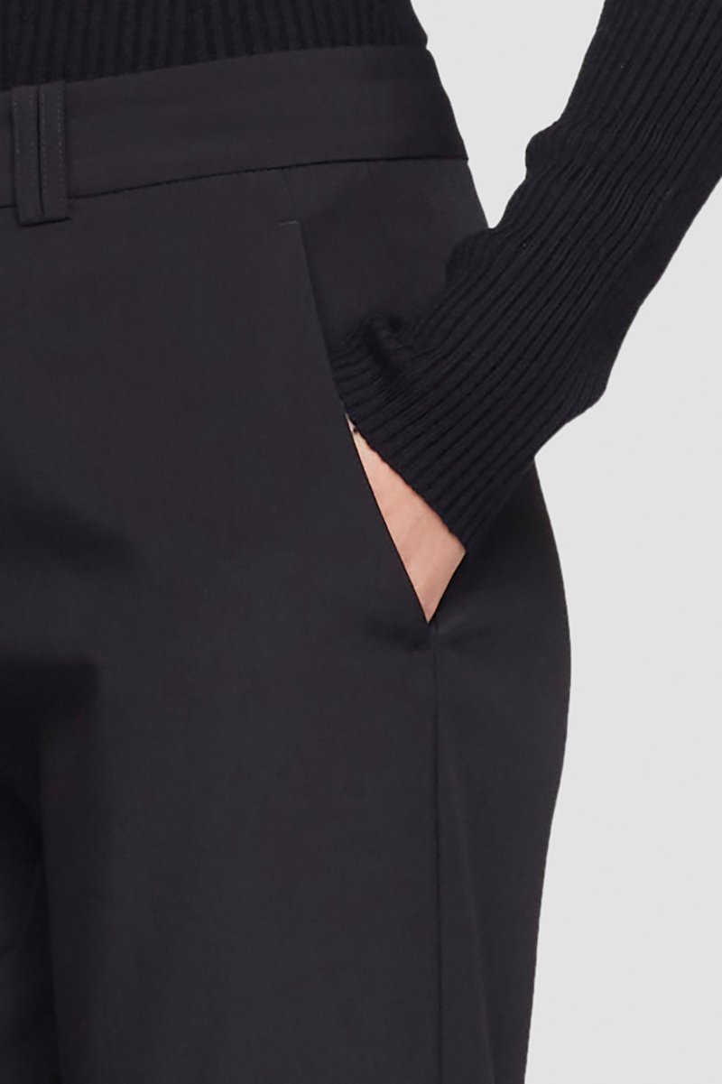 Tuxedo Trouser With Back Slit-black #0 Tuxedo Trouser With Back Slit, null- 4