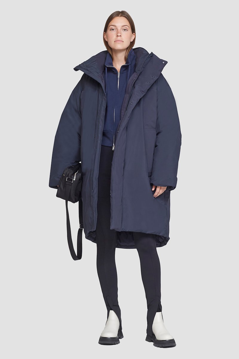 Unisex Duvet Parka-blue #0 Unisex Duvet Parka, null- 0