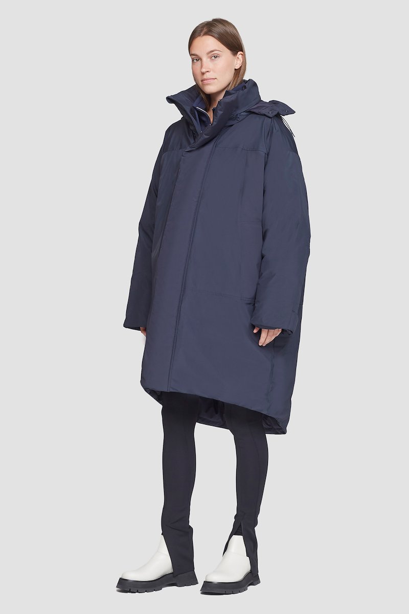 Unisex Duvet Parka-blue #1 Unisex Duvet Parka, null- 3