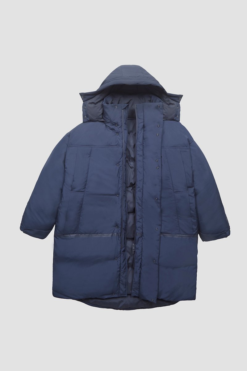 Unisex Duvet Parka-blue #1 Unisex Duvet Parka, null- 11