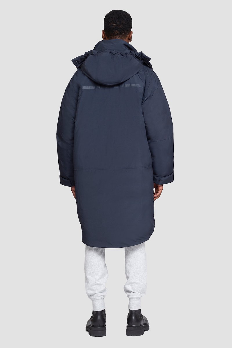 Unisex Duvet Parka-blue #0 Unisex Duvet Parka, null- 8