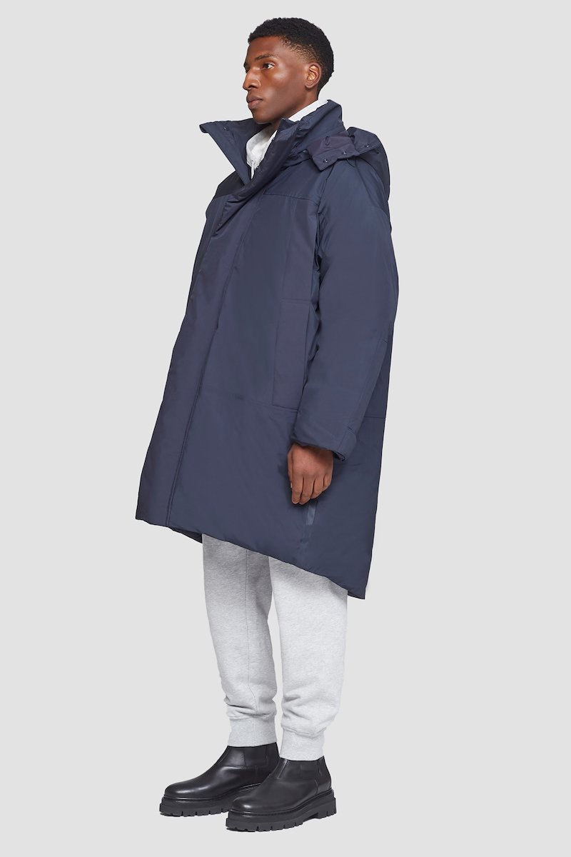 Unisex Duvet Parka-blue #1 Unisex Duvet Parka, null- 7