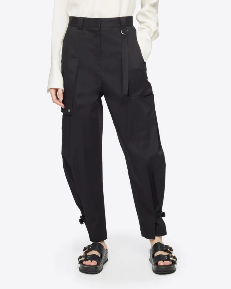 synthetic cargo pants