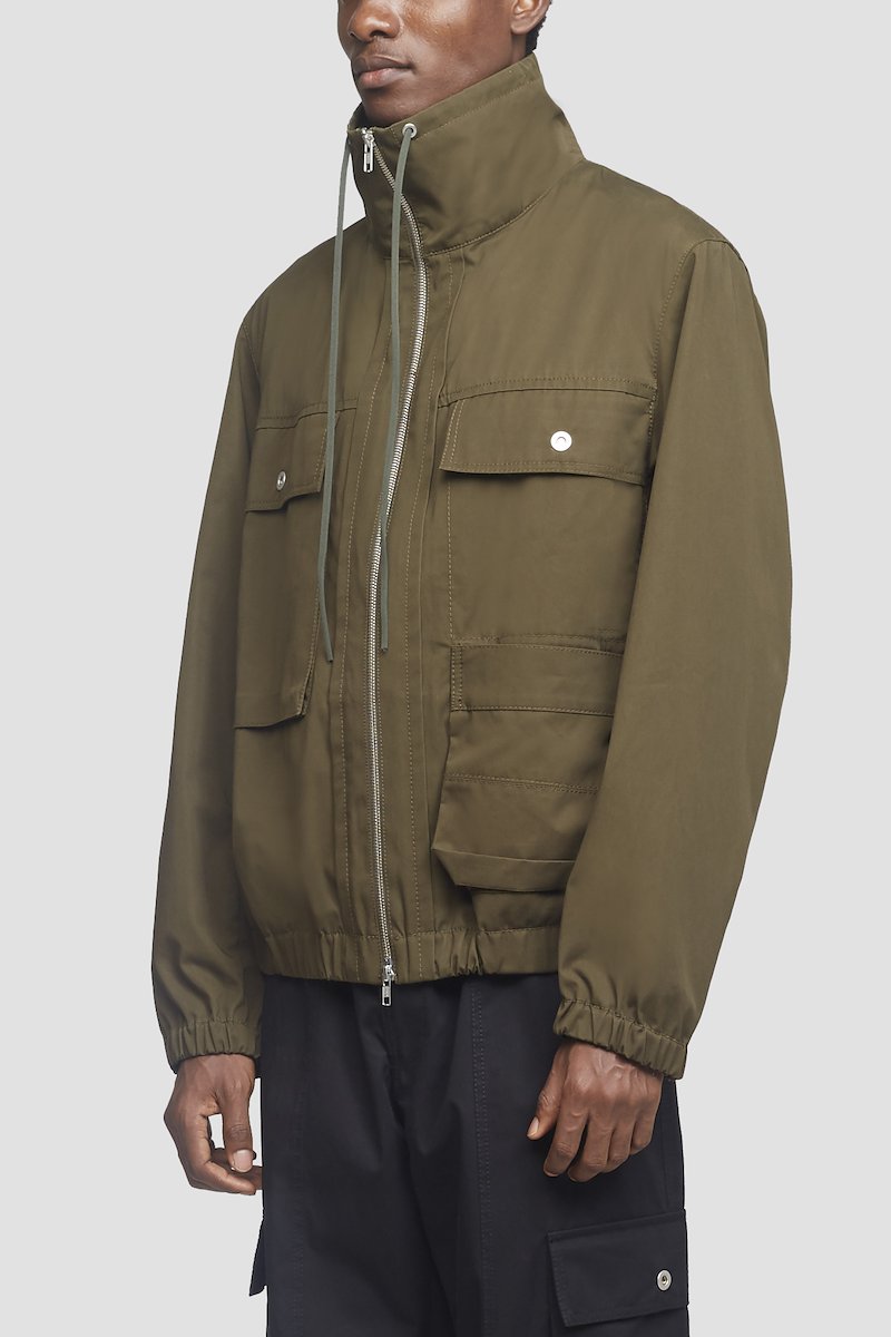 Utility Jacket-brown #1 Utility Jacket, OLIVE Synthetic->Nylon UTILITY JACKET from 3.1 Phillip Lim. - 1