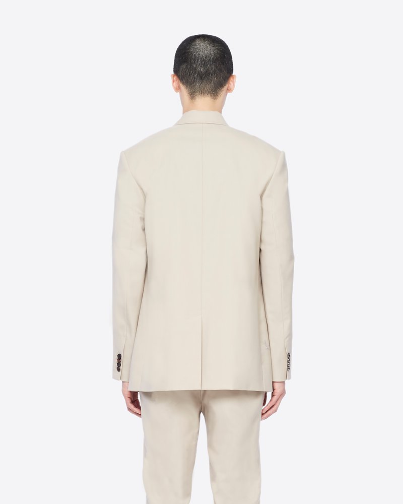 Wool Blend Blazer-neutrals #0 Wool Blend Blazer, - 2