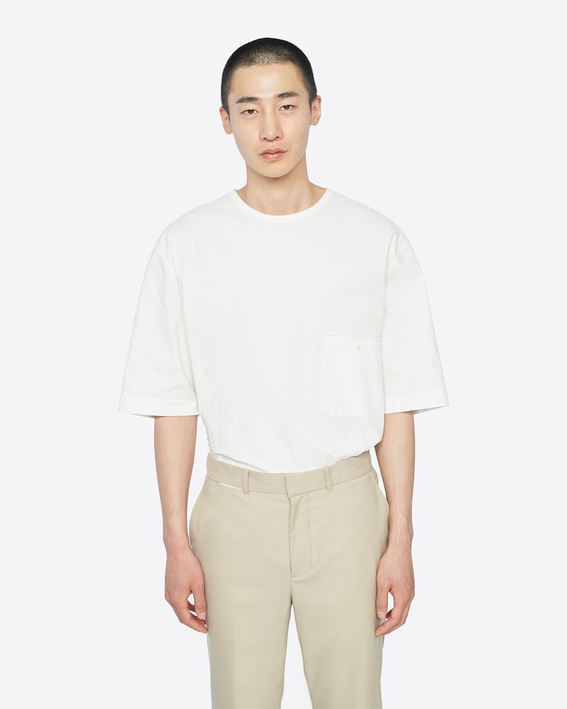 Wool Blend Needle Trouser-neutrals #1 Wool Blend Needle Trouser, SAND Wool or fine animal hair->Wool Wool Blend Needle Trouser from 3.1 Phillip Lim.- 3