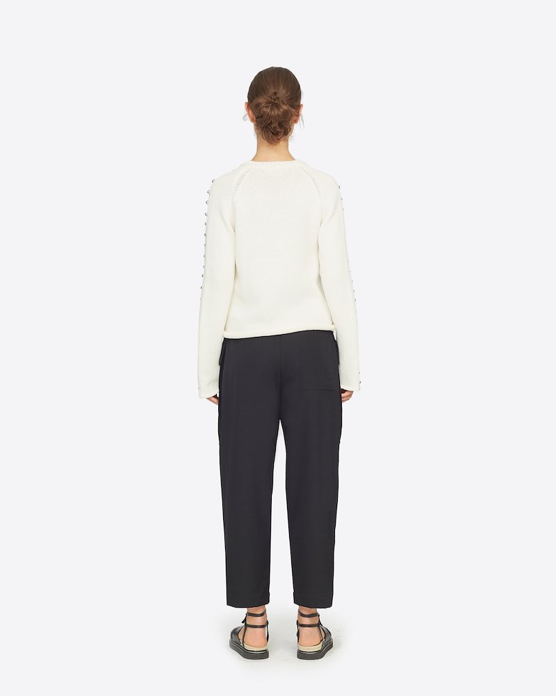 Wool Cargo Pant-black #0 Wool Cargo Pant, BLACK Wool or fine animal hair->Wool Wool Cargo Pant from 3.1 Phillip Lim.- 2
