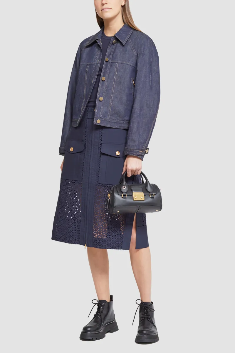 Workwear Utility Linen Denim Jacket | 3 