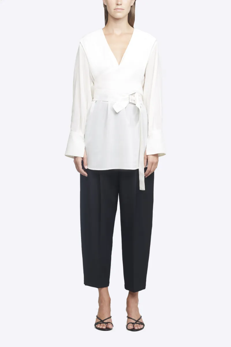 Wrap waist blouse Clearance